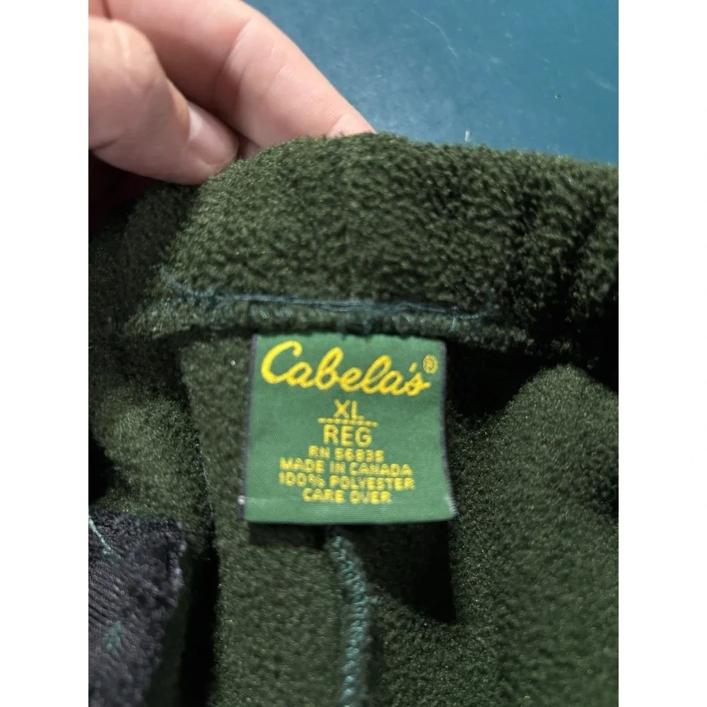 Cabelas‎ Polartec Fleece Pants Men's XL Green Pockets Outdoor Hunting Sweatpants
